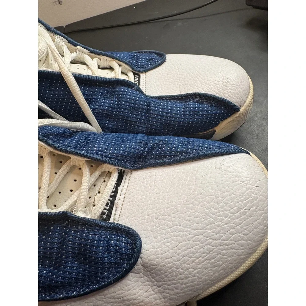 Jordan 13 Retro Flint Navy Blue White Grey 414571-404 Basketball Shoes